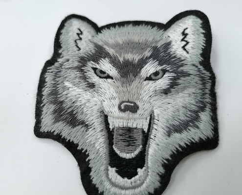 Garment Woven Embroidered Patches For Clothes Heat Transfer Labels