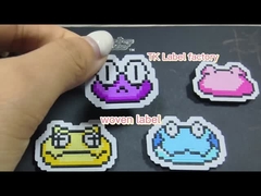 Προσαρμοσμένες υψηλής πυκνότητας αναδιπλούμενες ετικέτες ένδυσης με υφαντικές ετικέτες