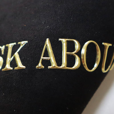 GlossGrip Μαύρη ετικέτα μεταφοράς θερμότητας TPU (0,2 mm, σύντηξη ενδυμάτων)