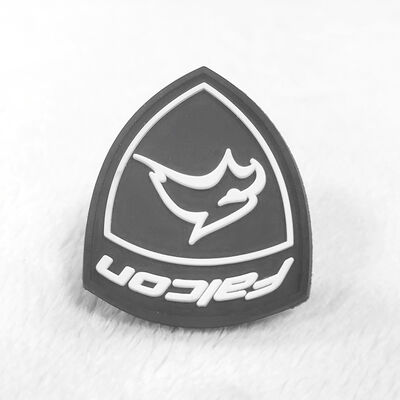 Custom 3D Silicone Patch with Raised Logo for Sportswear and Streetwear