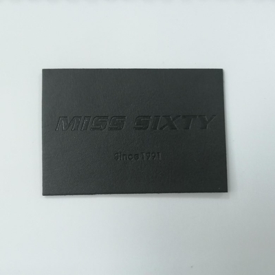 Washable αποτυπωμένο σε ανάγλυφο ετικέτα σουέτ Microfiber PU μπαλωμάτων δέρματος