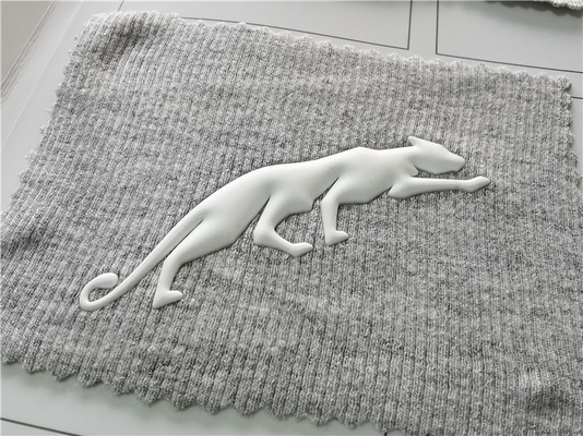 Washable υλικό σιλικόνης ετικετών ιματισμού μεταφοράς θερμότητας Tagless διακριτικών τρισδιάστατο