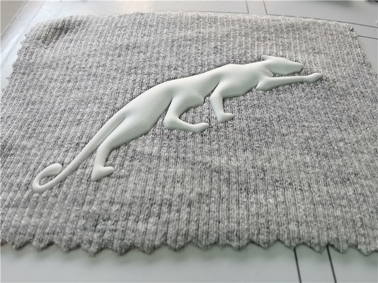 Washable υλικό σιλικόνης ετικετών ιματισμού μεταφοράς θερμότητας Tagless διακριτικών τρισδιάστατο