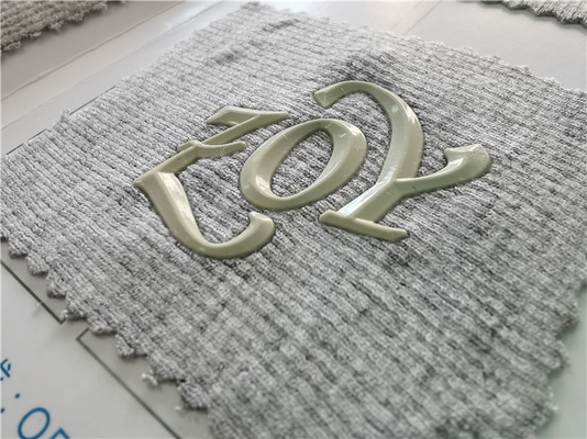 Washable υλικό σιλικόνης ετικετών ιματισμού μεταφοράς θερμότητας Tagless διακριτικών τρισδιάστατο