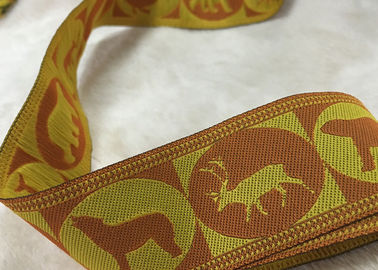Μεταξιού σατέν υφαμένη κορδέλλα ταινία πολυεστέρα τυπωμένων υλών διακοσμητική μέγεθος 1 - 18cm