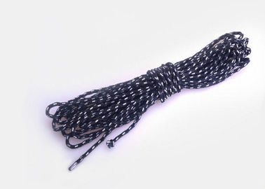 3mm/4mm πλεγμένη νάυλον ντυμένη σχοινί λήξη σκοινιού ανελαστικότητας ισχυρή μη ελαστική