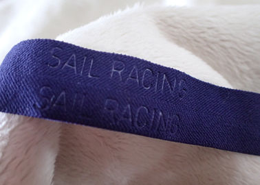 Jacquard 25mm ελαστική ταινία με την αποτύπωση σε ανάγλυφο του λογότυπου για την υπαίθρια ένδυση