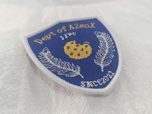 Προσαρμοσμένο εξαιρετικό σχεδιασμό λογότυπου με πλήρη κεντήματα σε υφάσματα