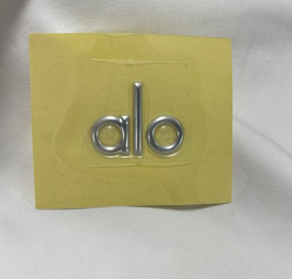 Προσαρμοσμένα 3D TPU θερμομεταφορές Patches Ασημένιο TPU υψηλής συχνότητας ετικέτα για μπλουζάκια αθλητικά ρούχα