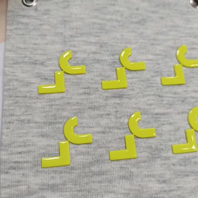 3D Embossed Shine Logo Σιδηροειδή ρούχα Θερμικό ελαστικό σήμα