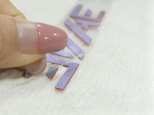 3D Embossed Shine Logo Σιδηροειδή ρούχα Θερμικό ελαστικό σήμα