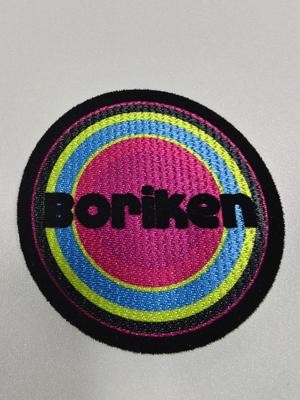 Προσαρμοσμένο θερμικό μπουκάλι με το λογότυπο Flocking Patch Iron On Heat Transfer