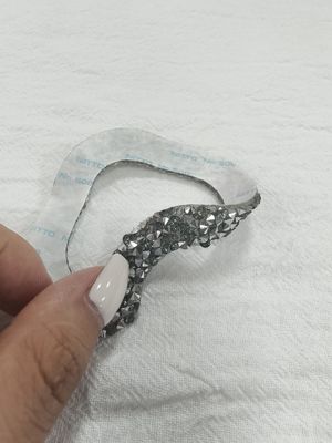 Σχεδιαστής Custom Rhinestone Template Flame Text Bling Hotfix Σχεδιασμός μεταφοράς θερμότητας Σιδήρου σε μπλουζάκι Jacket
