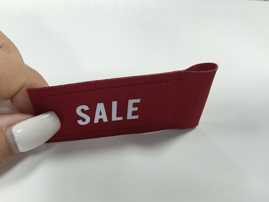 Προσαρμοσμένες Ετικέτες Πουλήσεις μελάνης Ετικέτες ρούχων Ετικέτες εκτύπωσης οθόνης Ετικέτα υφαντό
