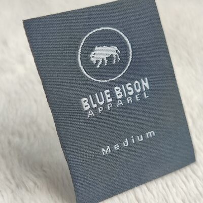 Φαρμακείο Custom Luxury T Shirt Brand Logo Fashion Σατέν υφαντές ετικέτες για χρήση ρούχων Diy