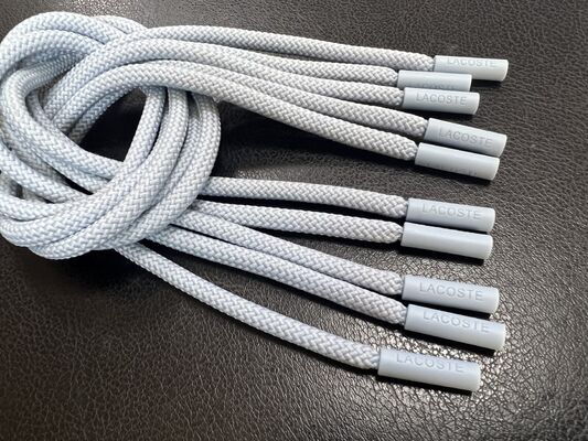 Σιλικονούχο φερμουάρ - Άκρες κορδονιού για ρούχα & αξεσουάρ (Γκρι, 5 τεμάχια)