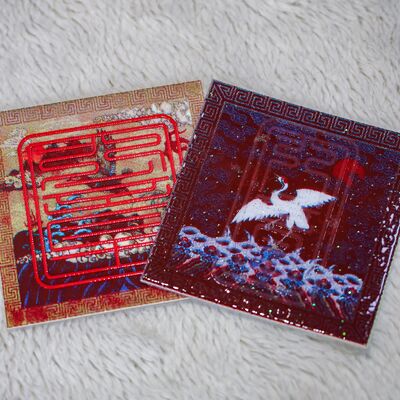 Προσαρμοσμένη Ετικέτα από Ύφασμα Μεταξοτυπίας - Έμπλαστρο Ένδυσης με Λογότυπο Μάρκας με Σχέδιο Λεοπάρ για Αξεσουάρ Ρούχων