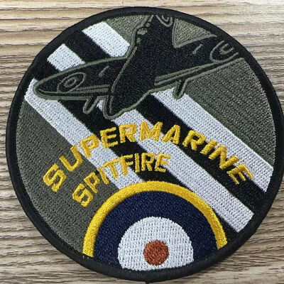 Wholesale 3D Embroidered Patches Sewing Badges Iron Heat Press Stickers for Clothing