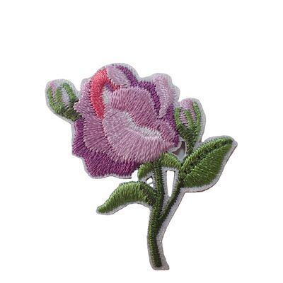 Wholesale 3D Embroidered Patches Sewing Badges Iron Heat Press Stickers for Clothing