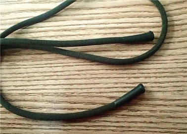 Customerized 4MM μαλακές και ματ καταλήξεις σιλικόνης σκοινιού φερμουάρ για τον ιματισμό, παπούτσια