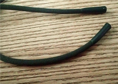Customerized 4MM μαλακές και ματ καταλήξεις σιλικόνης σκοινιού φερμουάρ για τον ιματισμό, παπούτσια