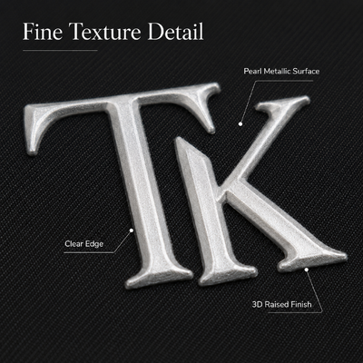 Προσαρμοσμένες ετικέτες λογότυπου 3D Pearl Metallic Heat Transfer για Ένδυση & Αθλητικά