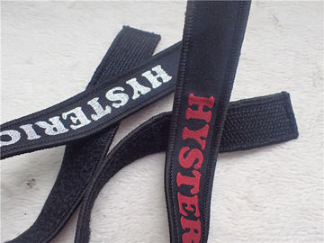 Προσαρμοσμένη υφαμένη Webbing ταινία Velcro πολυεστέρα μόδας για την ετικέτα ενδυμάτων ή τσαντών