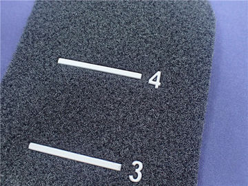 Eco - φιλικός μαύρος γάντζος συνήθειας Velcro και γκρίζο TPU μπάλωμα ιματισμού λογότυπων βρόχων