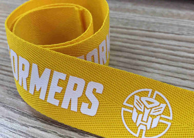 Η οθόνη μεταξιού τύπωσε υφαμένη τη Webbing ταινία με την προσαρμοσμένη πολυ ζώνη σχεδίων