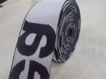 Μόδα 4CM διπλή Jacquard χρώματος ελαστική ταινία για το φωτεινό χρώμα φουστών