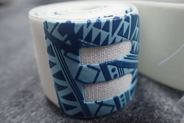 Ανακυκλώστε Jacquard γυμναστικής γιόγκας την ελαστική ζώνη για τους στηθόδεσμους φιλικούς προς το περιβάλλον