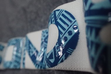 Ανακυκλώστε Jacquard γυμναστικής γιόγκας την ελαστική ζώνη για τους στηθόδεσμους φιλικούς προς το περιβάλλον