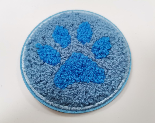 Washable ετικέτες μεταφοράς θερμότητας μπαλωμάτων κεντητικής πετσετών για το ένδυμα