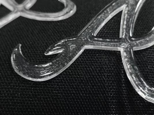 Προσαρμοσμένο μιμητικό πάγο ημιδιαφανές γυαλιστερό TPU λογότυπο σήμα μεταφοράς θερμότητας για ένδυση