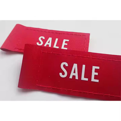 Προσαρμοσμένο λογότυπο μάρκας Ετικέτα πώλησης Ετικέτα ένδυσης Ετικέτα οθόνης Ετικέτα υφαντικής εκτύπωσης