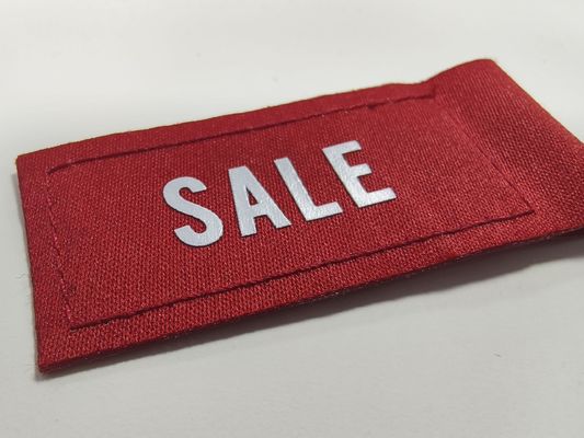 Προσαρμοσμένες Ετικέτες Πουλήσεις μελάνης Ετικέτες ρούχων Ετικέτες εκτύπωσης οθόνης Ετικέτα υφαντό