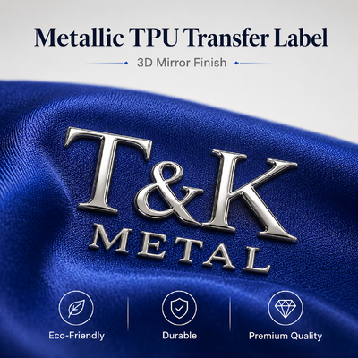 3D υψηλής συχνότητας TPU σήματα Soft TPU μεταφορά θερμότητας Custom λογότυπα ανθεκτικά και διαθέσιμα σε πολλαπλά χρώματα για ρούχα