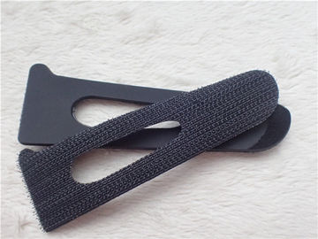 Μαύρα μπαλώματα γάντζων και βρόχων Velcro συνήθειας για το ένδυμα Eco - φιλικό
