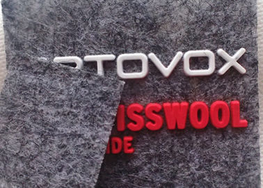 Αισθητό συνήθεια λογότυπο σιλικόνης μπαλωμάτων υφάσματος για SGS BV καπέλων/τσαντών/ενδυμάτων OEKO
